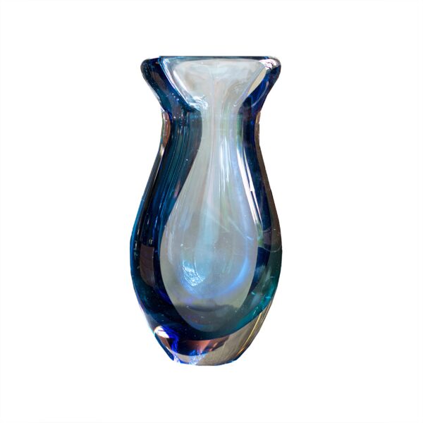 SOLD - Blue Murano Glass Vase