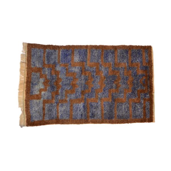 SOLD - Tulu Rug - Brown and Blue