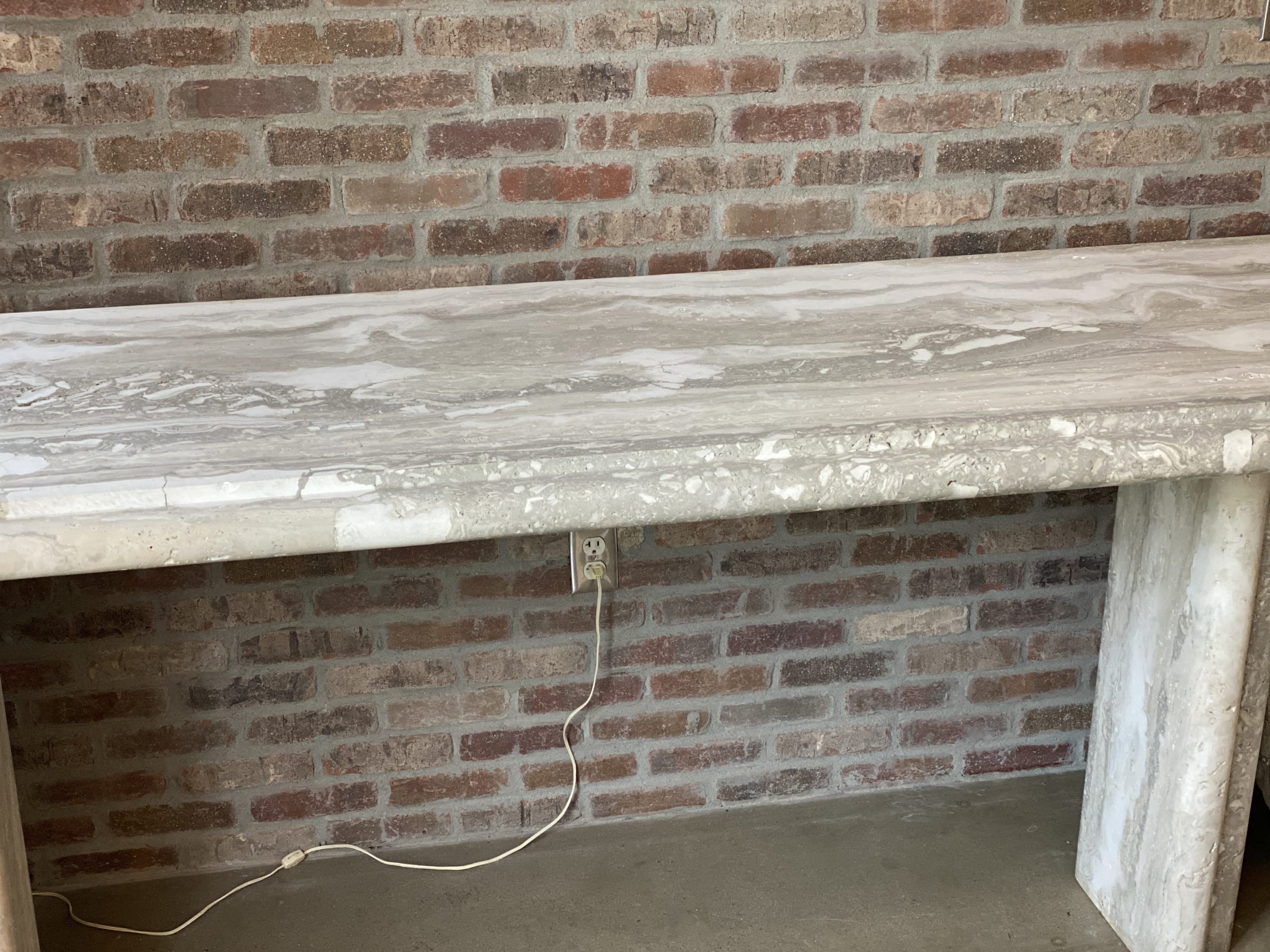 Marble Console Table, 1970s
