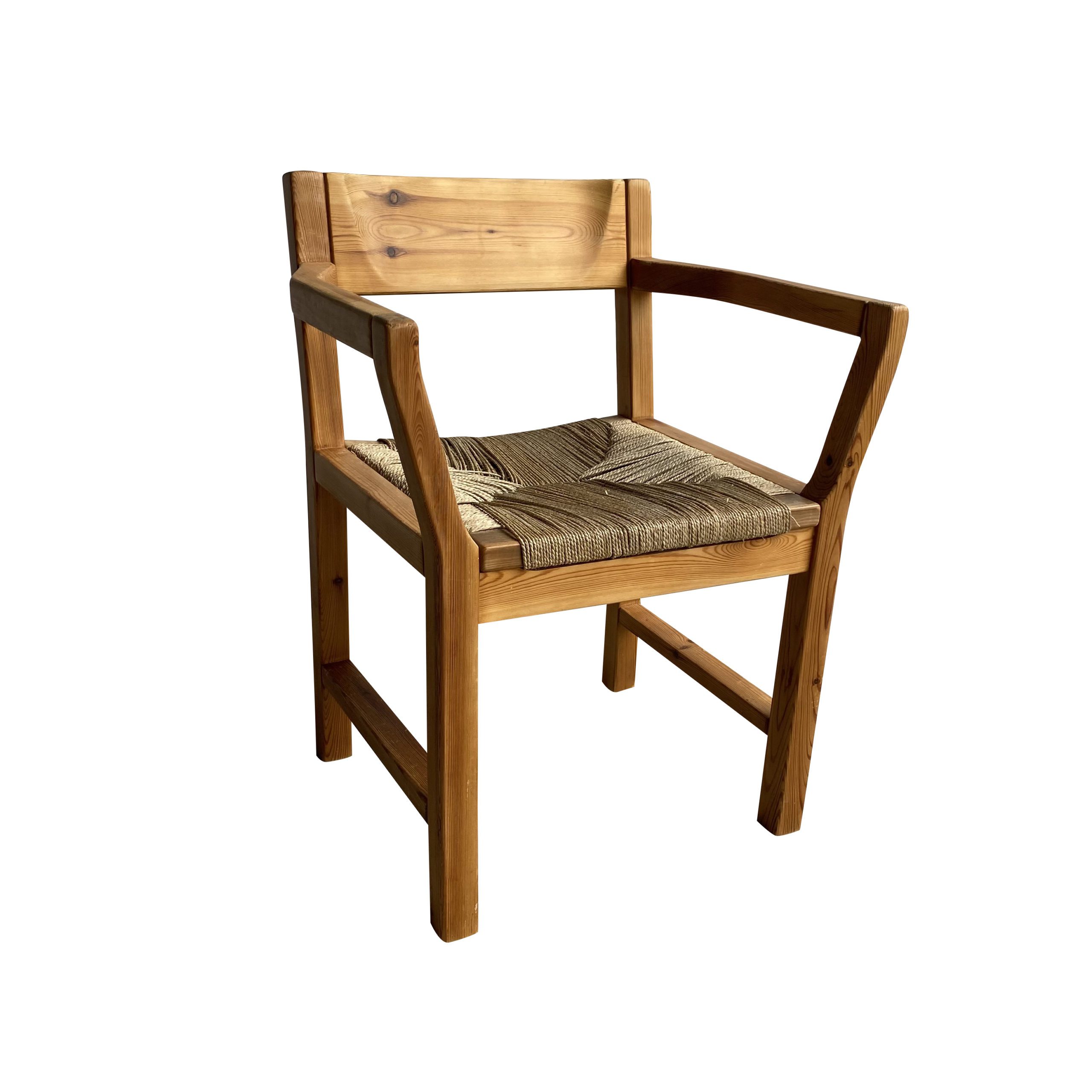 sold-set-of-6-pine-rush-dining-chairs-the-renner-project