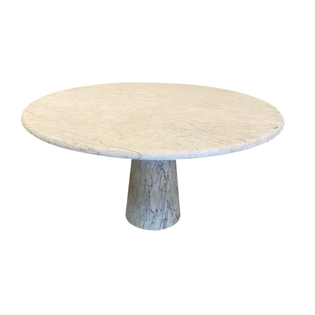 SOLD – Round Marble Dining Table, Italy, 1970’s – The Renner Project