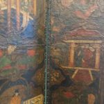 18th Century European Leather Screen in Chinoiserie - Image 8