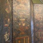 18th Century European Leather Screen in Chinoiserie - Image 11