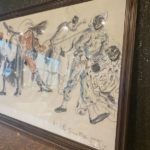 SOLD - Grand Theater Drawing by Dolores Puthold, France, 1987 - Image 5