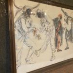 SOLD - Grand Theater Drawing by Dolores Puthold, France, 1987 - Image 6