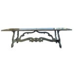 SOLD - Olive Green 10' Dining Table, Italy, 1920's