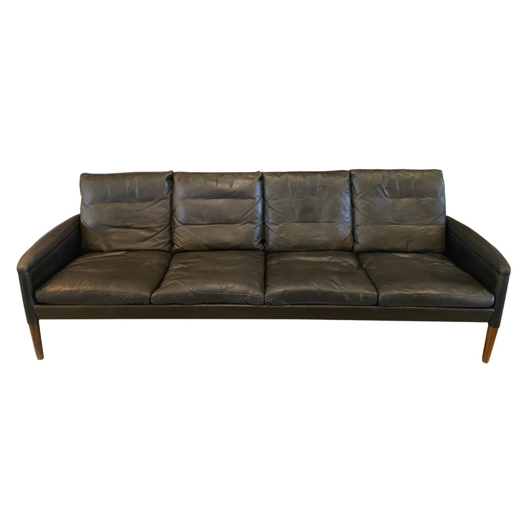 Kurt Ostervig Model 55 レザー ソファ ローズウッド shift sofa right