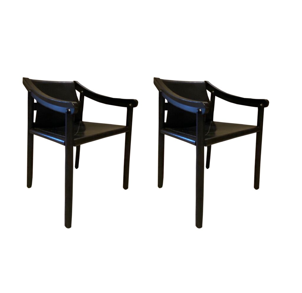 Pair Vico Magistretti 905 Armchairs, Italy, 1960's – The Renner