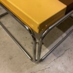 German Ceramic Yellow & Brown Side Table, Germany, 1970's - Image 4