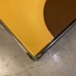 German Ceramic Yellow & Brown Side Table, Germany, 1970's - Image 3