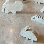 Set of 8 Travertine Animal Figures, Italy, 1970's - Image 2