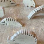 Set of 8 Travertine Animal Figures, Italy, 1970's - Image 8