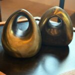 Ben Seibel Brass Plated Orb Bookends, USA, 1950's - Image 2