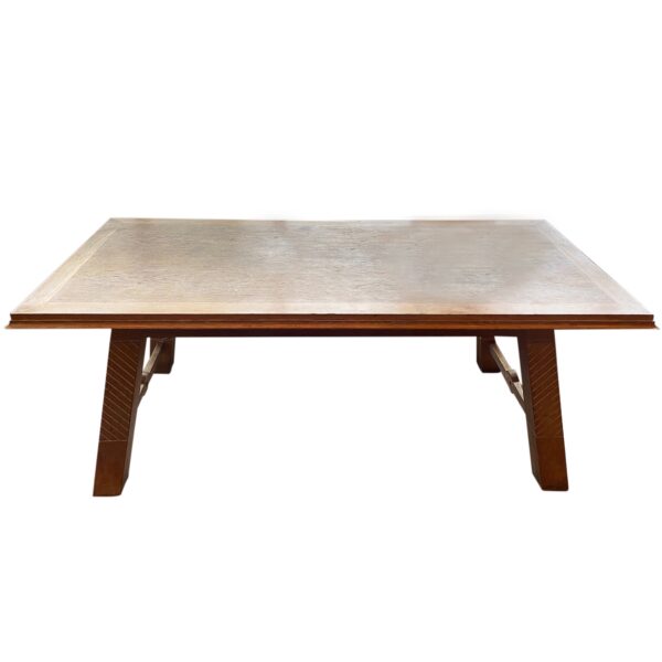 Cerused Oak Dining Table, France, 1940's