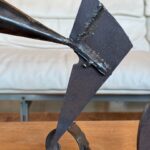 Post Modern Mixed Metal Tabletop Sculpture, NL, 1980's - Image 3