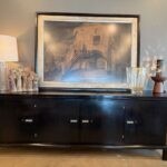9' Ebony Art Deco Sideboard, France, 1930's - Image 2