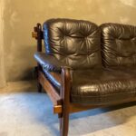 Leather Sofa by Jean Gillon for Probel, Brazil, 1970's - Image 4