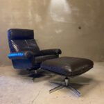 DS-35 Lounge Chair by de Sede with Ottoman, Switzerland, 1970's - Image 2