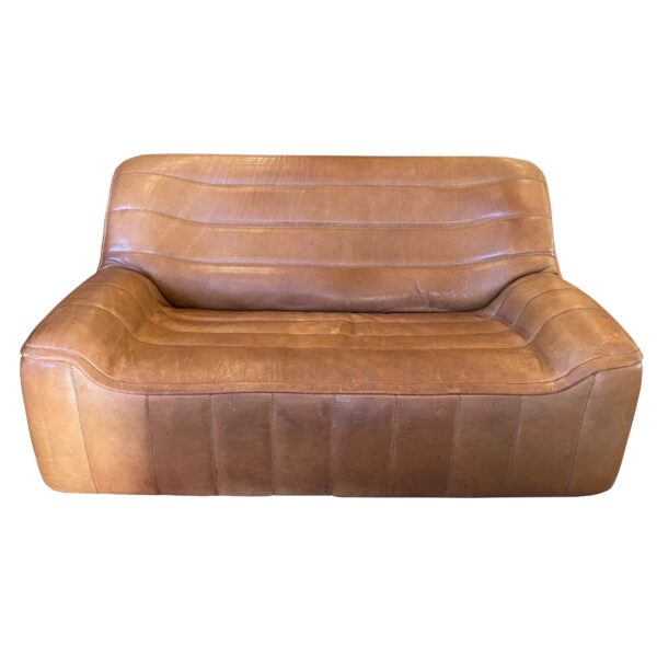 De Sede DS84 Two Seat Loveseat, Switzerland, 1970's