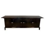 9' Ebony Art Deco Sideboard, France, 1930's