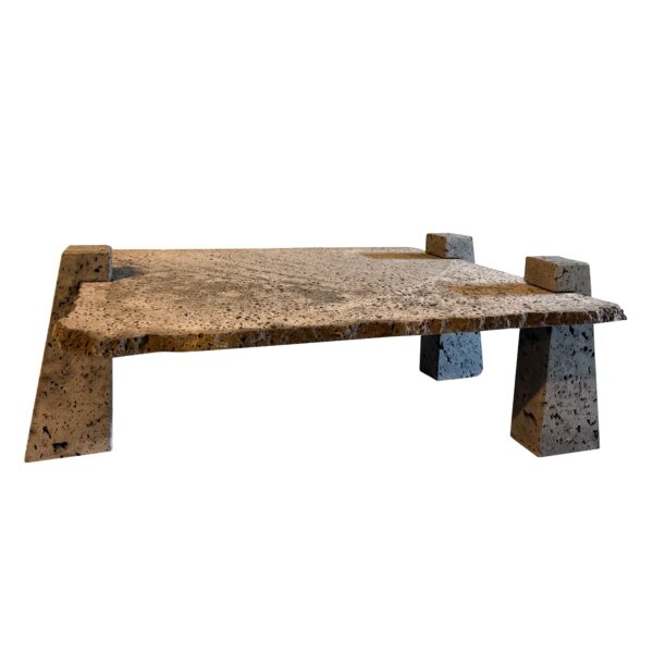 Lava Stone Cocktail Table, France, 1970's