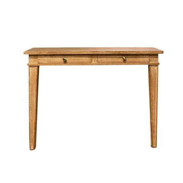 Cerused Oak Wall Console with Drawers, France, 1930's