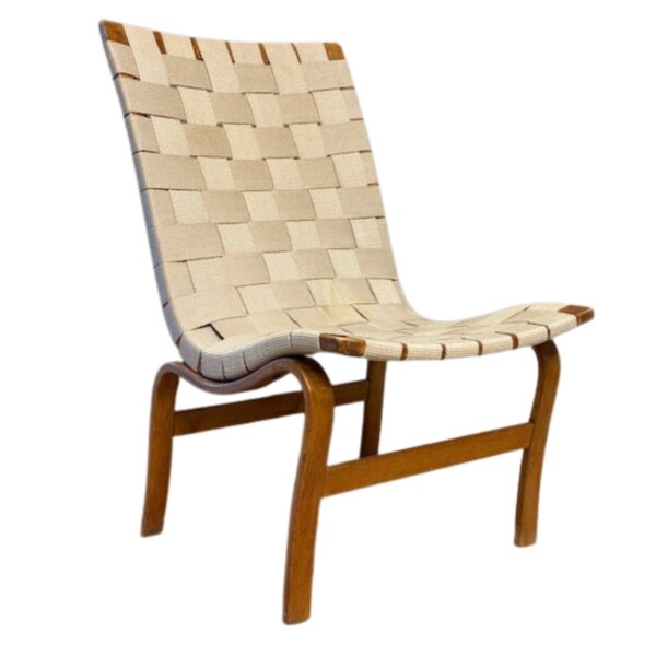 Bruno Mattheson Woven Eva Chair, Sweden, 1960's