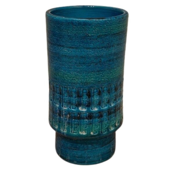 Aldo Londi Vase in Rimini Blue for Bitossi, Italy, 1960s