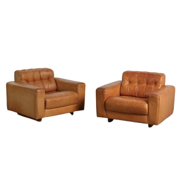 Pair DS-40 de Sede Armchairs, Switzerland, 1970's
